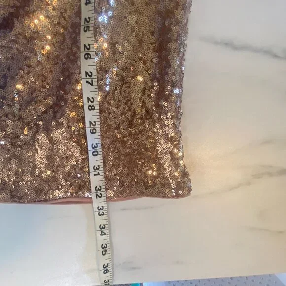 Hello Molly Sequin Halter Dress Size 6 HoCo Party Holiday Date Night Glitter NWT - Picture 11 of 12